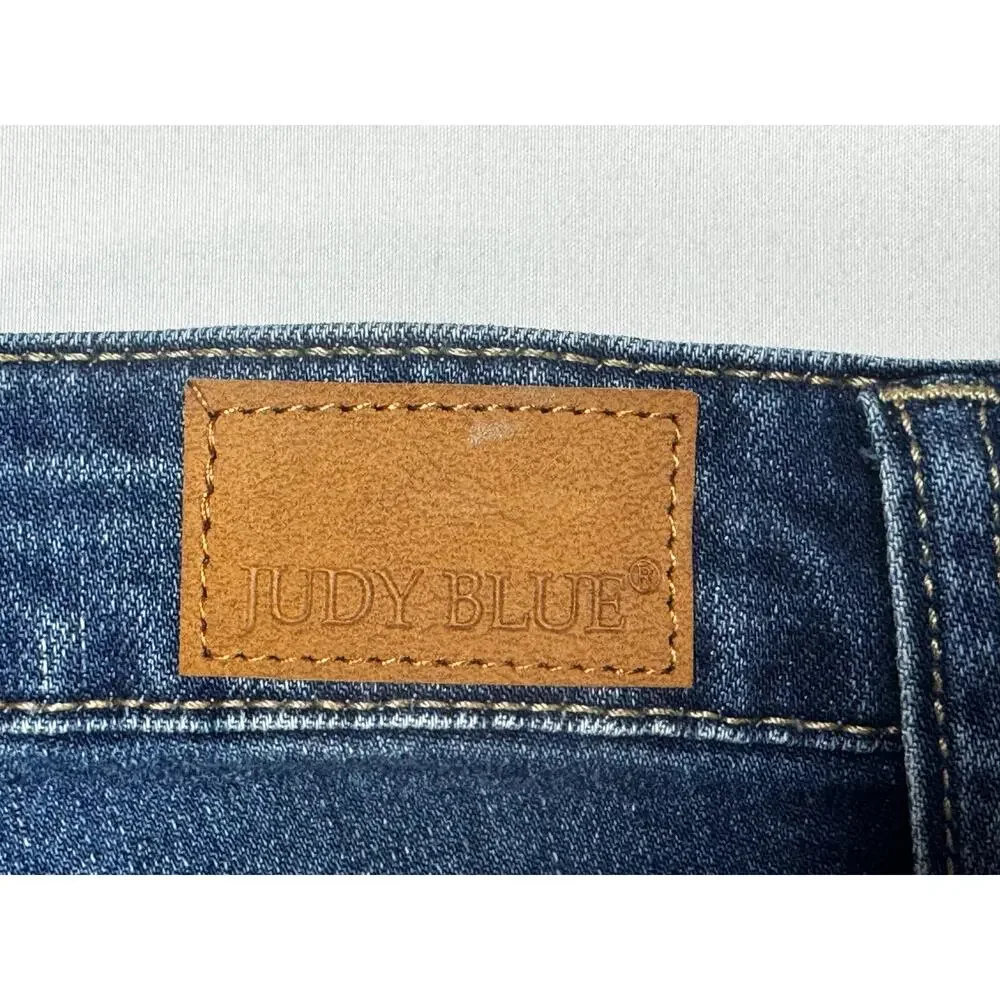 Judy‎ Blue Women's Capri Fit Blue Stretch Denim Jeans - Size 11/30 (30x24.5)